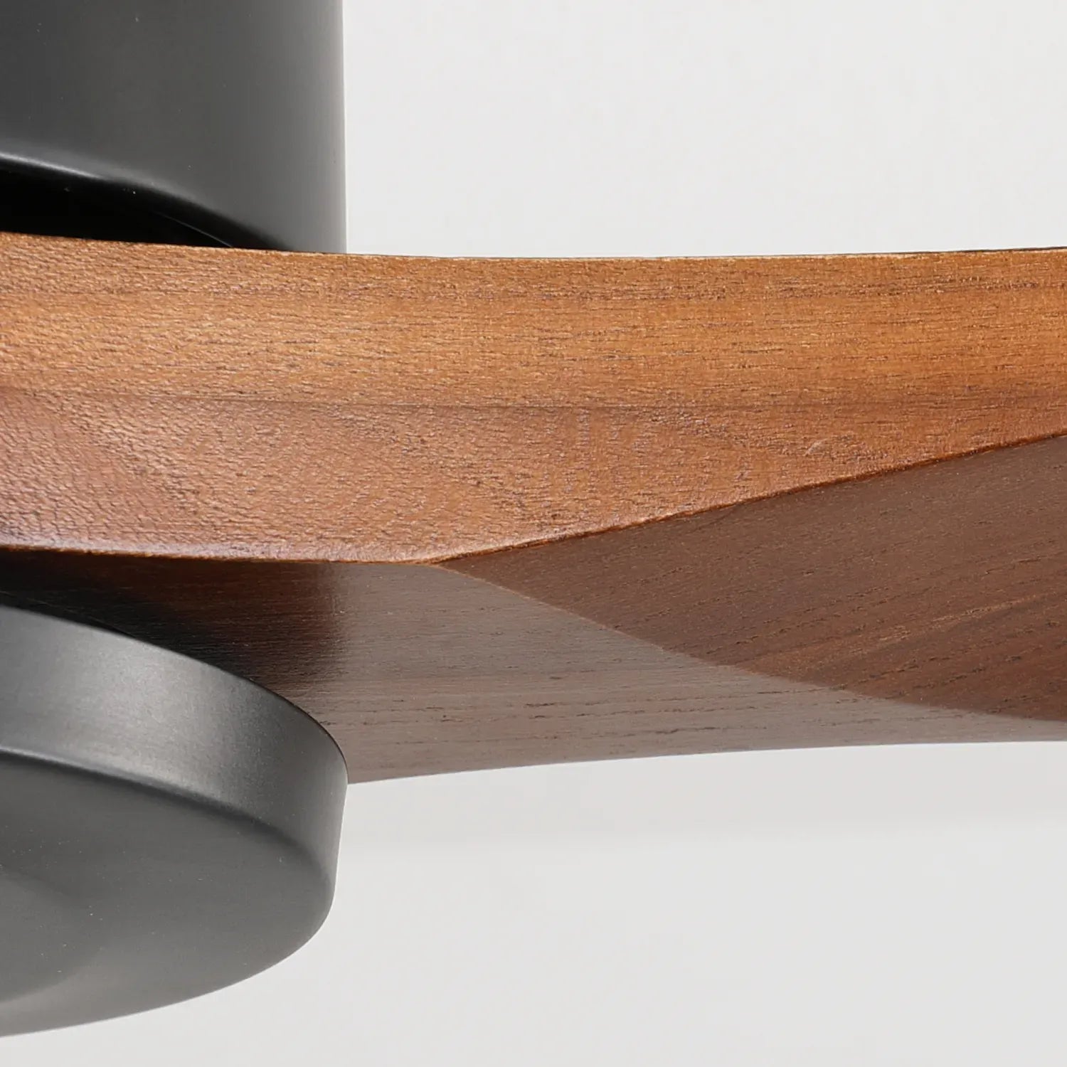 Cima | Ventilateur de plafond 132 cm encastré, acier et effet bois