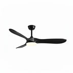 Corvo | Ventilateur de plafond vintage noir et ABS noir, LED intégrée