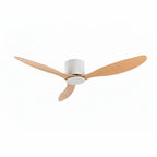 Avorio | Ventilateur de plafond moteur DC blanc et bois clair