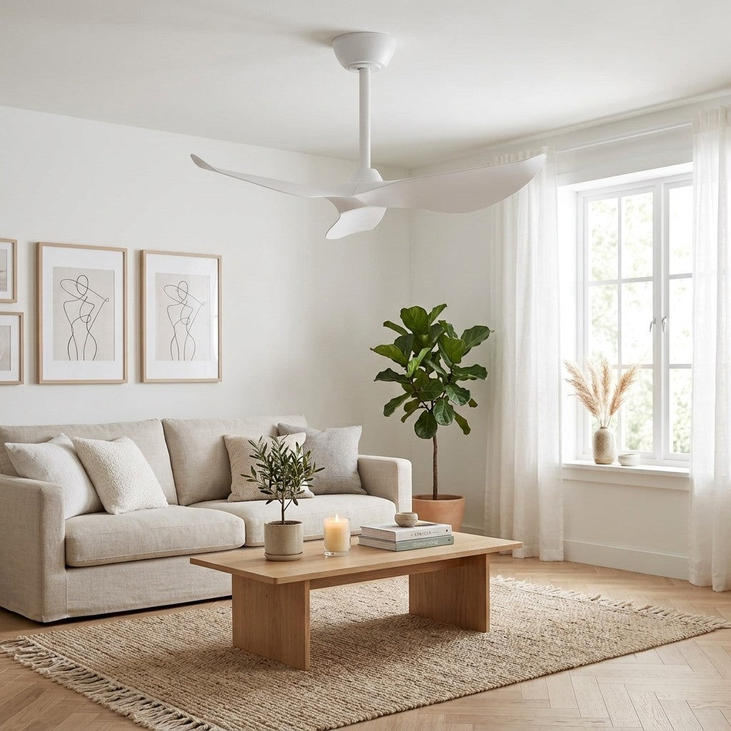 Riviera | Ventilateur de plafond design télécommande, 97 cm