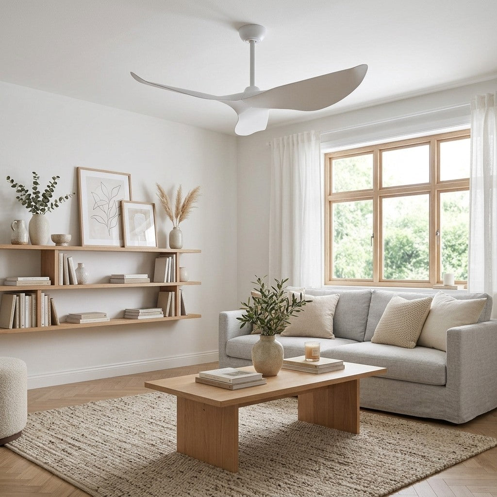 Riviera | Ventilateur de plafond design télécommande, 97 cm