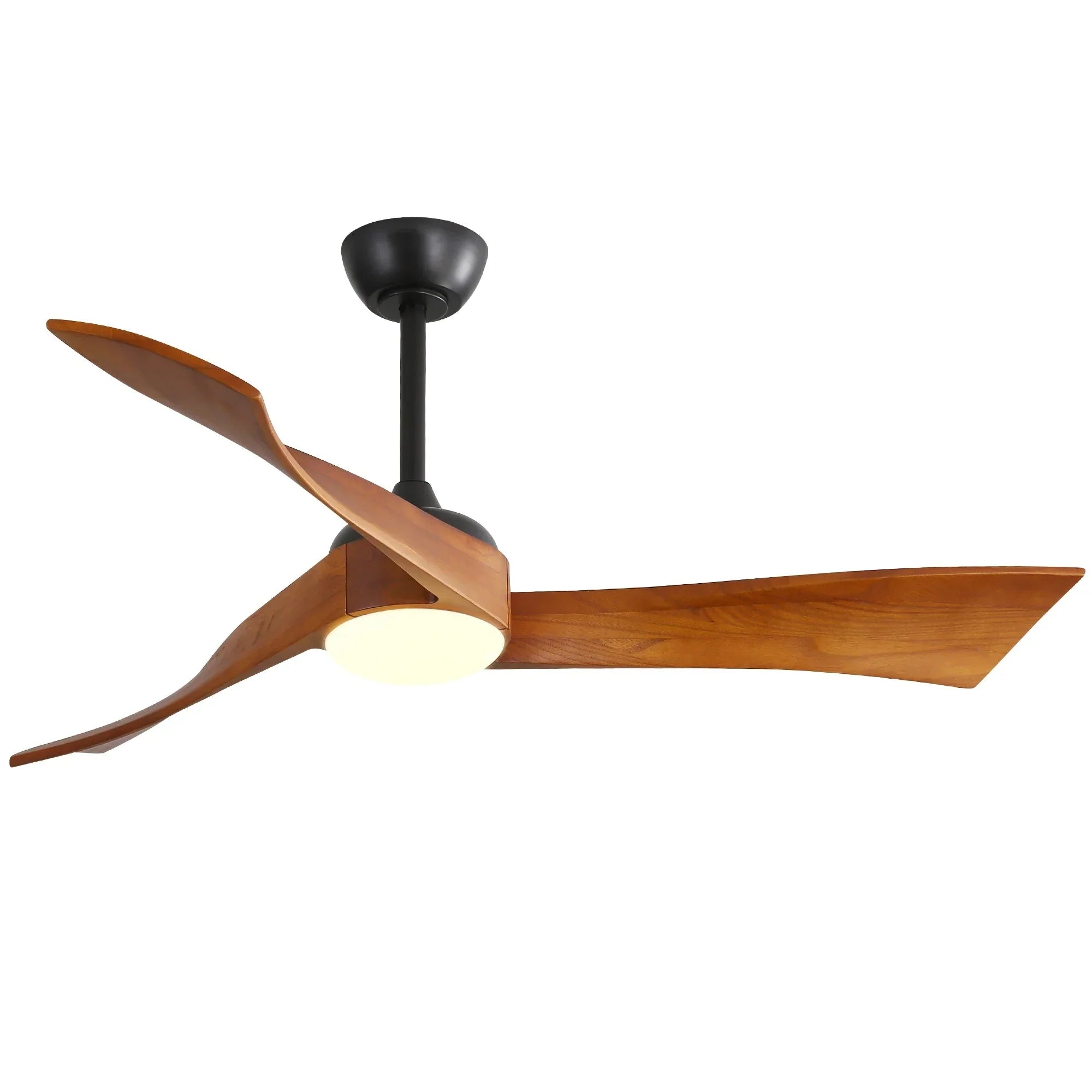 Fiordo | Ventilateur de plafond nordique LED intégrée, télécommande, 132 cm