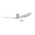 Puro | Ventilateur de plafond LED intégrée, blanc et ABS blanc