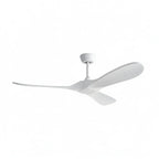 Latte | Ventilateur de plafond vintage blanc et ABS blanc